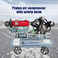 Moteur diesel portatif de compresseur d'air de segments de piston W3.0/5 de 5bar avec le marteau pneumatique de cric