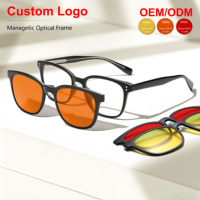 Gafas Magnéticas con Clip Sunray Custom Packaging, Disponibles en Stock, Lote Pequeño, Ligeras, Duraderas, Unisex, Anti Luz Azul, UV400