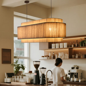Lustre long design pour cafés, restaurants, luminaires LED pour la maison - Product Image 5