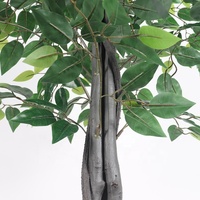 Offre Spéciale en plastique simulation maison artificielle bonsaï planter des arbres réel Tactile ficus en pot en plastique 5789