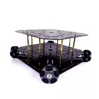 Base de robot à roues omnidirectionnelles avec moteur à encodeur Hall pour un contrôle précis du mouvement