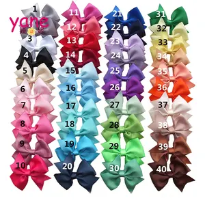Wholesale hair accessories about the colorful hair bow for girls