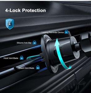 Universal <strong>Car</strong> Air Vent Phone Mount 360 Rotatable One Click Release <strong>Car</strong> Mobile Holder For <strong>Car</strong> Driving <strong>Hands</strong> <strong>Free</strong> Use And GPS - Product Image 3