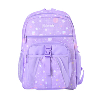 Grandes mochilas escolares multifuncionales de fábrica, mochilas escolares de poliéster impermeables personalizadas, mochila femenina a granel para adolescentes