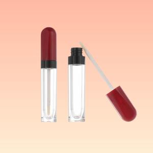 Tubes de gloss à lèvres en PETG, impression d'écran, plastique, couleur personnalisée, forme ronde, contenants à rouge à lèvres à faible MOQ - Product Image 5