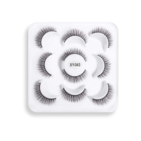 Boîte de cils en vison 3D dramatiques personnalisés VEYES, 25 mm, vente en gros, cils faux en bande complète 3D, style naturel, fournisseurs