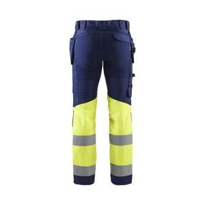 BLAKLADER - 155818118933D104 Pantalón de alta visibilidad con elástico Azul marino/Amarillo-EAN 7330509653340 ROPA DE TRABAJO DE LA HI-VIS - Product Image 2