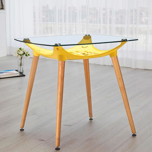 Meubles <span class=keywords><strong>de</strong></span> salle à manger, <span class=keywords><strong>table</strong></span> <span class=keywords><strong>en</strong></span> <span class=keywords><strong>verre</strong></span> <span class=keywords><strong>de</strong></span> style nordique, design chic <span class=keywords><strong>et</strong></span> simple, <span class=keywords><strong>table</strong></span> d'appoint multifonctionnelle pour le salon - Product Image 4