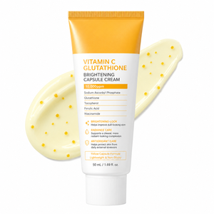 <span class=keywords><strong>Crema</strong></span> Facial Aclarante con Glutatión, Ácido Ferúlico, Péptidos, Niacinamida y Vitamina C para un Tono de Piel Uniforme y el Cuidado de las Manchas Oscuras - Product Image 1