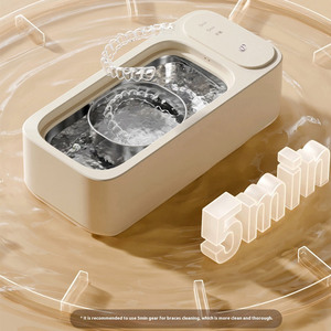 Wholesale Portable 400ML Electric Household Ultrasonic <strong>Cleaner</strong> Machine Mini <strong>Watch</strong> Jewelry Eye Glasses Car <strong>Cleaner</strong> - Product Image 1