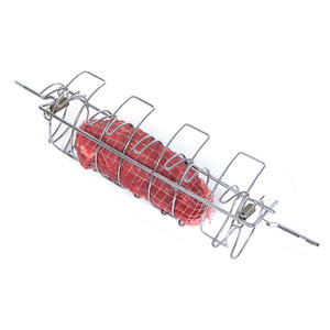 Asador Giratorio Extensible para Barbacoa 14CM CROMADO - Product Image 1
