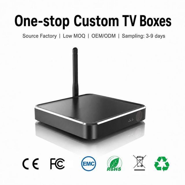 OEM Android 11 TV Box Amlogic S905Y4 2GB RAM 16GB ROM 4K BT 5.2 Gigabit LAN