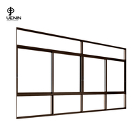 Ventanas Corredizas Modernas de Aluminio OEM, Diseño Antirrobo de Acero Inoxidable de Alta Calidad para Casas y Villas, Disponibles en Diferentes Tamaños
