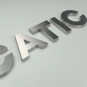 Art décor mural en métal de publicité de <span class=keywords><strong>vin</strong></span> en métal lettre faisant la 4.5mm cube de lettre en métal - Product Image 5