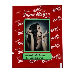 Salviette Umidificate Super Magic Man Eco-Friendly, Confezione da 6 Pezzi, Antisettiche, Prodotti per Uomo, Ritardanti - Product Image 6