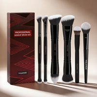 MAANGE Grosir Kustom OEM&ODM 6PCS Kuas Foundation Rambut Sintetis Kuas Concealer Set Kuas Makeup Wajah yang Dapat Disesuaikan