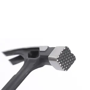 Heavy Duty Construction Shock Resistant Rubberized Non Slip Grip Straight Claw Hammer