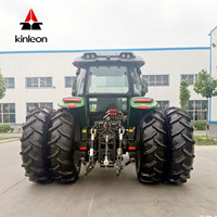 Tractor Agrícola KINLEON 4WD con Implementos, Motor Diésel de Alta Eficiencia de 50-200HP, Certificado CE para Uso en Granjas, Huertos y Jardines