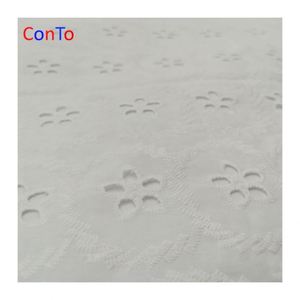 <span class=keywords><strong>Hijab</strong></span> en dentelle brodée en coton 100% tissu textile à prix avantageux - Product Image 6