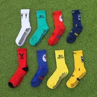 Chaussettes de sport personnalisées avec logo, en Spandex, antidérapantes et respirantes, sur mesure pour l'entraînement de football