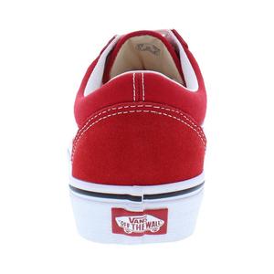 Chaussures de skate unisexes Old Skool à lacets, respirantes, légères, rouge Racing, blanc True White - Product Image 3