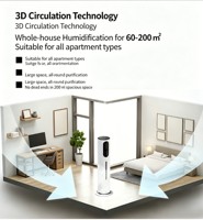 Humidificador Ultrasónico de 7.5L, Difusor de Aroma de Aceites Esenciales, Ambientador Silencioso, Nebulizador para Hogar, Oficina y Hotel