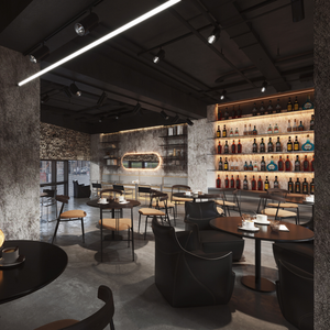 Service professionnel de rendu <span class=keywords><strong>3D</strong></span> d'intérieur de boîte de nuit, planification d'espace de bar sportif sur mesure et conception de mobilier de bar haut de gamme - Product Image 3