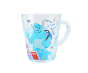 Vajilla transparente <span class=keywords><strong>de</strong></span> Disney Sully y Cenicienta para niños, tazas <span class=keywords><strong>de</strong></span> cristal para comedor, tazas para agua potable y bebidas - Product Image 1