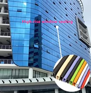 Thiết kế mặt cắt ngang độc đáo cho phù hợp hơn và hiệu quả niêm phong Silicone dải hình đặc biệt - Product Image 4