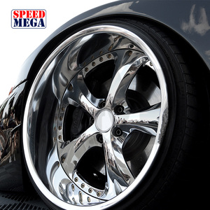 Jantes de voiture personnalisées, design concave profond, 17, 18, 19, 20 pouces, 5x120.65, avant et arrière, noires, usinées, 2 pièces, en alliage, pour course de dragster - Product Image 3
