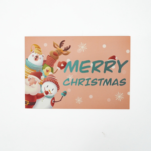 <span class=keywords><strong>Tarjeta</strong></span> de felicitación navideña roja y blanca, tarjetas navideñas perfectas para saludar, ambiente festivo, <span class=keywords><strong>tarjeta</strong></span> navideña de invierno para familiares y amigos - Product Image 4