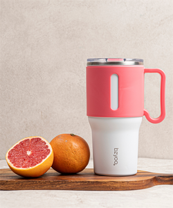 Diseño de logotipo personalizado Vaso de acero inoxidable sin BPA ¡Vasos pequeños con Infusor de tapa para bebidas en movimiento! - Product Image 2