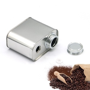 Bán Buôn Thân Thiện Với Môi 150G Vuông Tinplate Kim Loại Tin Có Thể Hình Chữ Nhật Cà Phê Đậu Bột Bao Bì Không Khí Van Sô Cô La Cookie - Product Image 1