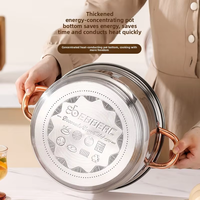 Batterie de cuisine en acier inoxydable 6/12 pièces, antiadhésive, à fond plat, pour la cuisson à domicile (casseroles, poêles, faitouts, marmites à lait) - Meilleures ventes
