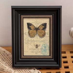 Hình ảnh mộc mạc khung thiết lập của 4 phong cách retro khung ảnh với HD nhựa bìa cho tường và Tabletop hiển thị trang trí nội thất - Product Image 2