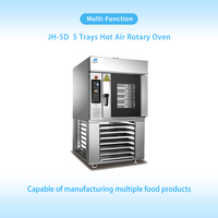 Horno Rotatorio a Gas JH 5R de 5 Bandejas, 400 kg, de Alta Resistencia para Línea Industrial de Panificación, Producción de 25 kg/h, 380v
