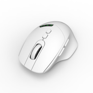 Omr254 tri-chế độ USB có thể sạc lại màn hình LED không dây BT chuột 2.4G Ergonomic Mini 3D thiết kế với định hướng tay trái - Product Image 6