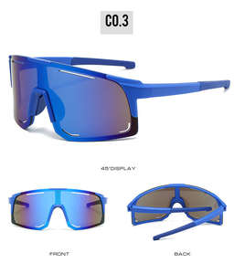 Nouvelles lunettes d'extérieur vélo coupe-vent hommes cyclisme lunettes de <span class=keywords><strong>soleil</strong></span> unisexe personnalisé sport lunettes de <span class=keywords><strong>soleil</strong></span> Uv400 vente en gros - Product Image 6