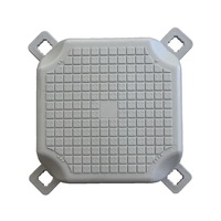 Cubes modulaires en plastique HDPE, pont flottant, fournitures marines, certifiés CE, capacité de charge de 350 kg/m, garantie de 3 ans