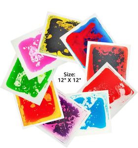 Enfant en bas âge intérieur sensoriel liquide sensoriel interactif intégration animal tapis salle de jeu 3d liquide vinyle tapis - Product Image 4