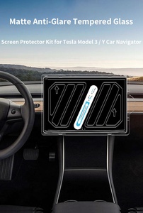 Car Touchscreen HD Matte Anti Fingerprint 9H Tempered Glass Film <b>Screen</b> <b>Protector</b> for Model Y/3 - Product Image 4