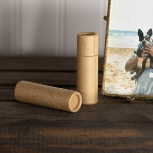 Tubo de Papel Personalizado para Bálsamo Labial, Desodorante, <span class=keywords><strong>Perfume</strong></span> Sólido, Cualquier Tamaño, Sin Plástico, Biodegradable, Reciclable, Barra Cosmética de Grado Alimenticio - Product Image 3