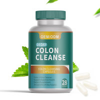 Capsules Détox Côlon Naturelles aux Herbes Améliorent la Digestion et le Métabolisme pour Hommes et Femmes