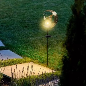 Mặt Trăng Thiên Thần Vườn Đèn Năng Lượng Mặt Trời Trăng Cổ Tích Thủy Tinh Toàn Cầu Với Thiên Thần Trang Trí Nội Thất Ngoài Trời Chống Nước Đèn - Product Image 6