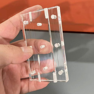 Custom Transparent Acrylic Cut PE PC <strong>PMMA</strong> Plastic Parts Laser Cutting Plastic <strong>CNC</strong> <strong>Machining</strong> - Product Image 3
