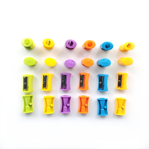Taille-crayon écologique en plastique Kawaii, multicolore, en forme de tasse, petit taille-crayon pour enfants - Product Image 6