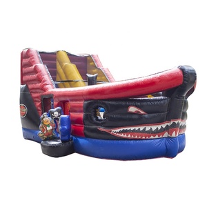 Nuevo Castillo Inflable Pirata, Reforzado y a Prueba de Explosiones, para Juegos Interiores y Exteriores, Castillo de Juegos para Padres e Hijos - Product Image 1