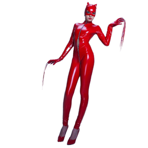 Combinaison en <span class=keywords><strong>latex</strong></span>, combinaison en cuir brillant pour femme, combinaison en PVC extensible, lingerie, costume fétiche gay, corps sexy, costume érotique chaud - Product Image 2