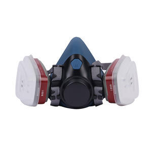 Máscaras <span class=keywords><strong>de</strong></span> goma desechables <span class=keywords><strong>de</strong></span> 3 capas, filtro <span class=keywords><strong>de</strong></span> carbón activado, <span class=keywords><strong>ventilador</strong></span> <span class=keywords><strong>de</strong></span> 80 L/min, flujo <span class=keywords><strong>de</strong></span> aire a prueba <span class=keywords><strong>de</strong></span> polvo para pintura en aerosol, gases químicos - Product Image 1