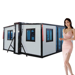 Maison préfabriquée conteneur préfabriquée extensible de 20 pieds 40 pieds Petite maison préfabriquée - Product Image 1